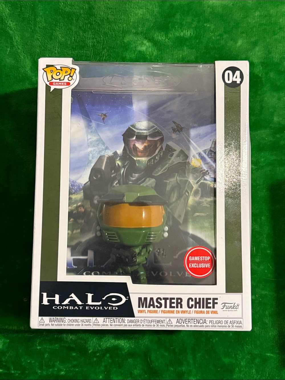 Funko Pop! Halo Master Chief Green and Orange Vinyl Figure